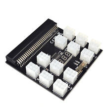 PCI-E 12X6Pin Power Supply Breakout Board Adapter Converter 12V For Ethereum BTC Antminer Miner Mining For HP Server PSU GPU 2024 - buy cheap