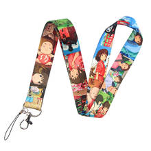 Miyazaki Hayao Anime Keychain Lanyard For Keys Gym USB ID Card Badge Holder Neck Strap Mobile Phone Accessories DIY Hang Rope 2024 - buy cheap