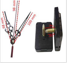1 set wall Clock Quartz Movement Mechanism Black and Red Hands Repair Kit Tool Set 21mm screw length Drop Shipping 2024 - buy cheap
