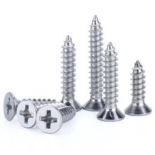 20Pcs GB846 M3 M3.5 M4.2 304 Stainless Steel Cross Recessed Flat Head Self-tapping Screws Countersunk Head Screws 2024 - buy cheap