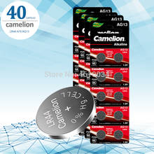 Camelion-baterías de moneda de litio, 40 Uds., 1,5 V, lr44, A76, AG13, G13A, LR44, LR1154, 357A, SR44, 100% Original 2024 - compra barato