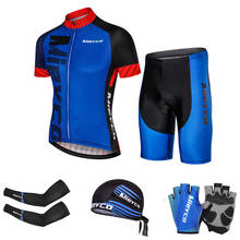 Conjunto de ropa de Ciclismo para Hombre, Maillot de secado rápido, traje de Bicicleta de Gel 5D para verano 2024 - compra barato