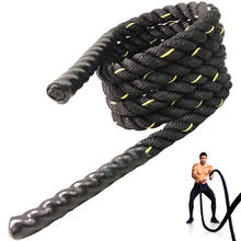 Cuerda de saltar pesada de 3M, cuerdas de batalla para Crossfit, entrenamiento de potencia, mejora la fuerza muscular para entrenamiento físico 2024 - compra barato