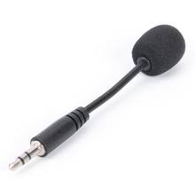 Mini micrófono estéreo Flexible para teléfono móvil, interfaz de 3,5mm, condensador Electret para iOS y Android con alta sensibilidad 2024 - compra barato