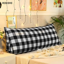 VESCOVO 150cm 180cm long pillow bed pillow bedroom big cushion for twin full queen size 2024 - buy cheap