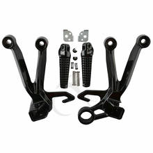 Apoio de pé traseiro para motocicleta, conjunto de suporte para os pés para suzuki gsxr 1000 2003 2004 k3 2024 - compre barato