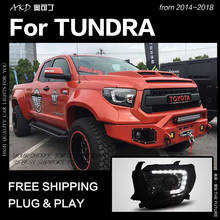 AKD Car Styling for Toyota Tundra Headlights 2014-2018 New Tundra LED Headlight Tundra DRL Bi Xenon Lens Head Lamp Accessories 2024 - buy cheap