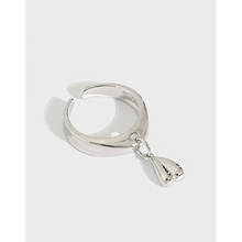 SHANICE-anillo abierto de Plata de Ley 925 auténtica, accesorios de dedo, hebilla, cola de articulación 2024 - compra barato