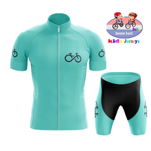 Children Bike Clothing Riding Summer Cycling Jersey Set 2022 MTB Ropa Ciclismo Hombre Bicycle Sportwear Kids Cycling Colthing 2024 - buy cheap