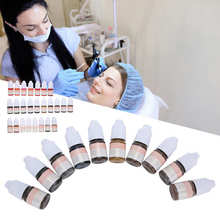 8ml/ bottle Microblading Tattoo Ink Pigment Set Semi-Permanent Eyebrow Lip Tattoo Pigments Plant Extract Beauty Makeup Supply 2024 - buy cheap