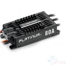 HobbyWing Platinum 80A V4  ESC 3S-6S BEC 5-8V 10A for 450L-500 Class Heli RC Drone Aircraft Helicopter 2024 - buy cheap