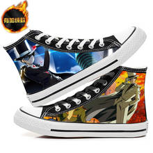 Detective Conan cosplay cos shoes canvas fashion plus velvet shoes casual men women college anime cartoon students high help 2024 - buy cheap