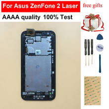 For Asus ZenFone 2 Laser ZE500KL ZE500KG Z00ED Touch Screen Digitizer Panel Sensor Glass + LCD Display Monitor Assembly + Frame 2024 - buy cheap