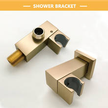 Soporte Universal de latón para ducha de baño, montaje en pared, ajustable, Oro pulido de repuesto 2024 - compra barato