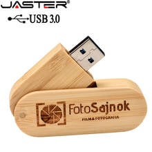 JASTERWooden USB Flash Custom LOGO Pen Drive 8GB 16GB 32GB 64GB USB 3.0 Pendrives Wedding Gifts Memoria USB Disk(1pcs free logo) 2024 - buy cheap