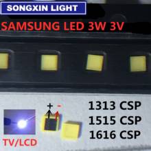 Светодиодная подсветка для телевизора SAMSUNG Сеул LG, ЖК-подсветка для телевизора, приложение 3 Вт 3 в CSP 1000 1313 1414 1515, холодный белый, 50-1616 шт. 2024 - купить недорого
