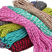 550 Paracord Parachute Cords Lanyard Tent Rope 7 Strands 100FT Paracord For Hiking Camping Survival kit 2024 - buy cheap