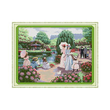 Outing cross stitch kit 14ct 11ct count printed canvas stitching embroidery DIY handmade needlework 2024 - buy cheap