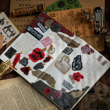 Adesivos vintage série kawaii, 15 pacotes/lote, papel, diário, álbum de fotos, etiqueta, diy, adesivos decorativos 2024 - compre barato