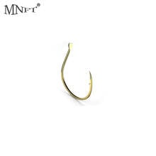 MNFT 10 Pcs/Bag Gold Barded Raft Fishing Hooks Imported Japan Carbon Steel Fishing Sharpened Ultrapoint Fishing Hook 2024 - buy cheap