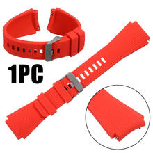 Pulseira de relógio de silicone macio, pulseira de substituição tpu esportiva para samsung galaxy watch, acessórios de pulseira 2024 - compre barato