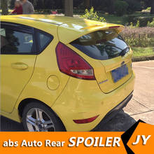 For FORD Fiesta Spoiler 2012-2014 Fiesta spoiler High Quality ABS Material Car Rear Wing Primer Color Rear Spoiler 2024 - buy cheap