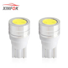 2PCS DC 12V COB Chips White T10 W5W 194 Car LED Bulbs Position Lamps Side Marker Clearance Lights Signal Reverse Lamp 2024 - buy cheap