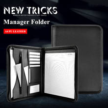 A4 Padfolio File Cabinet Folder Luxury Fichario Document Organizer Holder Manager Doctor Briefcase Zipper Business Supplies 2024 - buy cheap