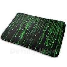 Binary Code - The Matrix Program Soft Non-Slip Mat Rug 2633 Carpet Cushion Matrix Binary Code Programmer Hacker Linux Win 2024 - buy cheap