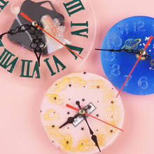 Molde de relógio de silicone para artesanato, 7 estilos de relógio para joias 10/15cm, molde de resina epóxi diy, acessórios de moldes 2024 - compre barato