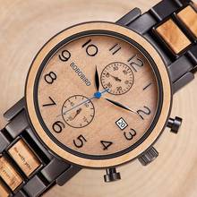 relogio Watch Wen BOBO BIRD Wooden Quartz Wristwatch Fashion Luxury Automatic Calendar Chronograph Free Engraving Party Gift Box 2024 - buy cheap