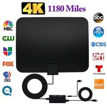 Professional Carbon Fibre 1180 Miles TV Antenna Indoor TV Digital HD Antenna 4K HD Freeview Life Local Channels 2024 - buy cheap