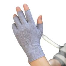 Summer Gloves Unisex Semi-Finger Sunscreen Gloves Man Woman Thin Non-Slip Driving Cotton Half Finger Mittens Male Female SZ109N 2024 - buy cheap
