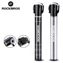 Rockbros mini bombas de bicicleta portátil mtb ciclismo inflator bomba liga alumínio apto presta & schrader válvula 100psi 2024 - compre barato