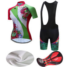 Free Shipping Women Road Bike Clothing BIB Kit 2022 Summer Cycling Jersey Set MTB Shorts Dress Female Bicycle Clothes Suit Shirt 2024 - buy cheap