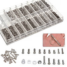 1000 pcs/box Stainless Steel Screws With Screwdriver for Watch Clock Eye Glasses Cell Phone Repair Tools Screws Kits 2024 - buy cheap
