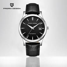 2020 новые автоматические механические спортивные мужские часы Топ люксовый бренд часы мужские PAGANI Дизайн Натуральная кожа ремешок наручные часы 2024 - купить недорого