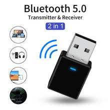 Adaptador USB con Bluetooth 5,0, receptor transmisor, Adaptador de Audio AUX, Conector de 3,5mm para TV, PC, Kit de coche, Mini adaptador inalámbrico 2024 - compra barato