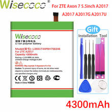 Батарея WISECOCO 4300 мАч LI3931T44P8H756346 для телефона ZTE Axon 7 5,5 дюймов A2017 A2017 A2017G A2017U + номер отслеживания 2024 - купить недорого