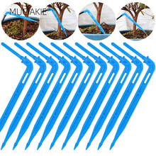MUCIAKIE-emisor de codo de goteo azul, microirrigación de jardín, manguera de 3/5mm, goteros de flecha, gota de agua, riego en maceta, 50-1000 Uds. 2024 - compra barato