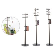 3pcs/set Standard 1/87 HO Scale Mini Utility Poles for Model Train Scenery Layout Accessories 2024 - buy cheap