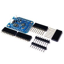 Esp8266 ESP-12 ESP-12F ch340g ch340 v2 usb wemos d1 mini placa de desenvolvimento wifi d1 mini nodemcu lua iot placa 3.3v com pinos 2024 - compre barato