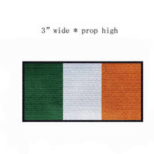 Ireland  Iron On Embroidery Flag Patches Logos 3" Wide /Fabric Applique 2024 - buy cheap