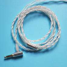 Cable de cobre plateado para auriculares, hebras de cable de mantenimiento de audio, 3,5mm, 24 núcleos 2024 - compra barato