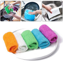 Ткань для посуды сверхтонкое волокно для очистки кухни тряпка для протирки анти-жир высокоэффективное домашнее полотенце для уборки моющее полотенце гаджеты 2024 - купить недорого