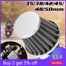 Filtro de aire para motocicleta, accesorio Universal de 35mm, 38mm, 42mm, 48mm, 50mm, apto para 50cc, 110cc, 125cc, 140cc, ATV, Scooter, Pit Dirt Bike, nuevo 2024 - compra barato
