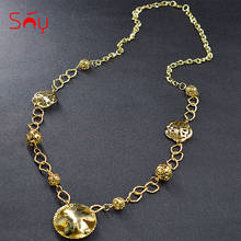 Sunny Jewelry Fashion Jewelry Long Chain Necklace 2021 New Design Women's Jewelry High Quality Geometric For Daily Wear Gift 2024 - buy cheap