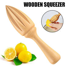 Wooden Lemon Juicer Hand Press Citrus squeezer Fruit Orange Juice Extractor Reamers Ten-corner Design 2024 - buy cheap