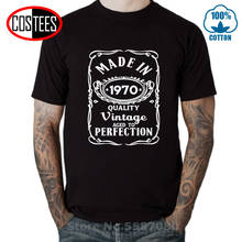 Funny New 50th Birthday Vintage 1970 50 Years Old T Shirt Men Cotton Short Sleeve T-shirt Tshirt Camiseta Tatooine Brand Clothes 2024 - buy cheap