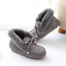 New Arrival Moccasins Loafers Soft Genuine Leather Leisure Flats Driving Casual Shoes 2021 Women Shoes 100% Natural Fur Shoes 2024 - buy cheap